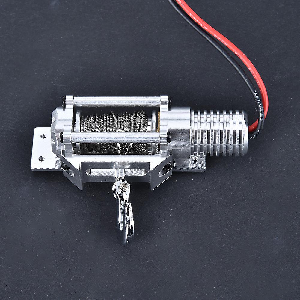 Universal Cnc Metal Winch Decoration Kit For 1/10 Scale Rc Crawler Car Toy Vehicle