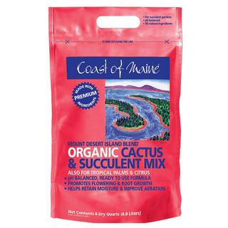 Coast of Maine 8 Qt. Mount Desert Organic Cactus Succulent Mix (2-Pack) 2 x 1ccCSM