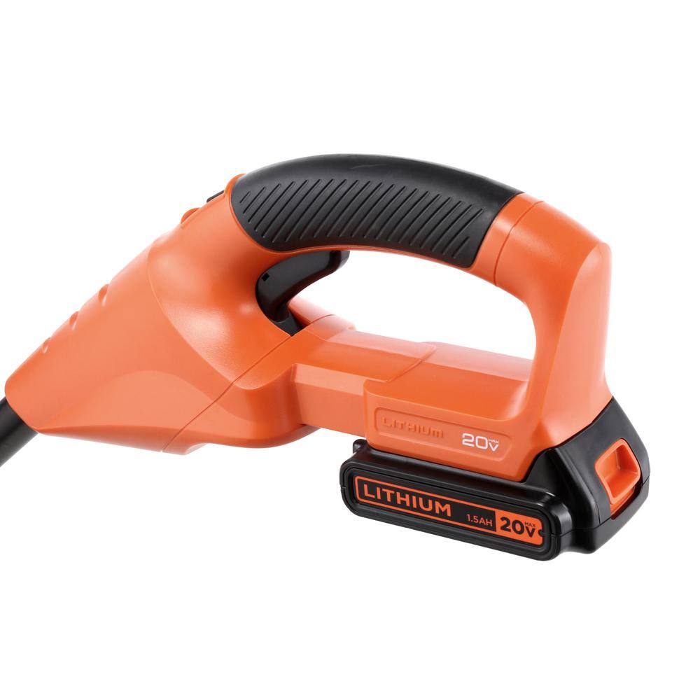 BLACK+DECKER 20V MAX 7 in. Lithium-Ion Cordless Garden CultivatorTiller with 1.5Ah Battery and Charger Included LGC120