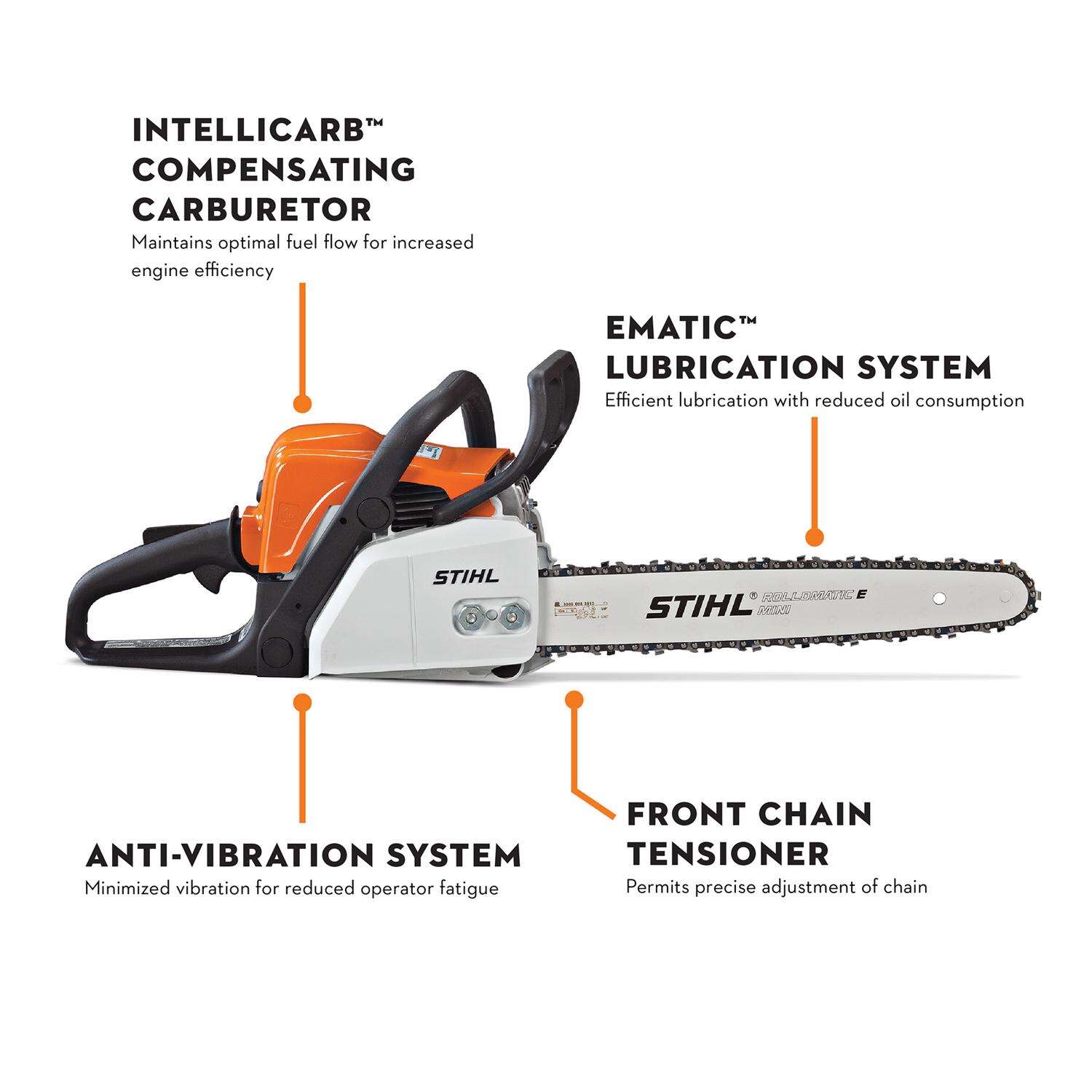 STIHL MS 170 16 in. 30.1 cc Gas Chainsaw