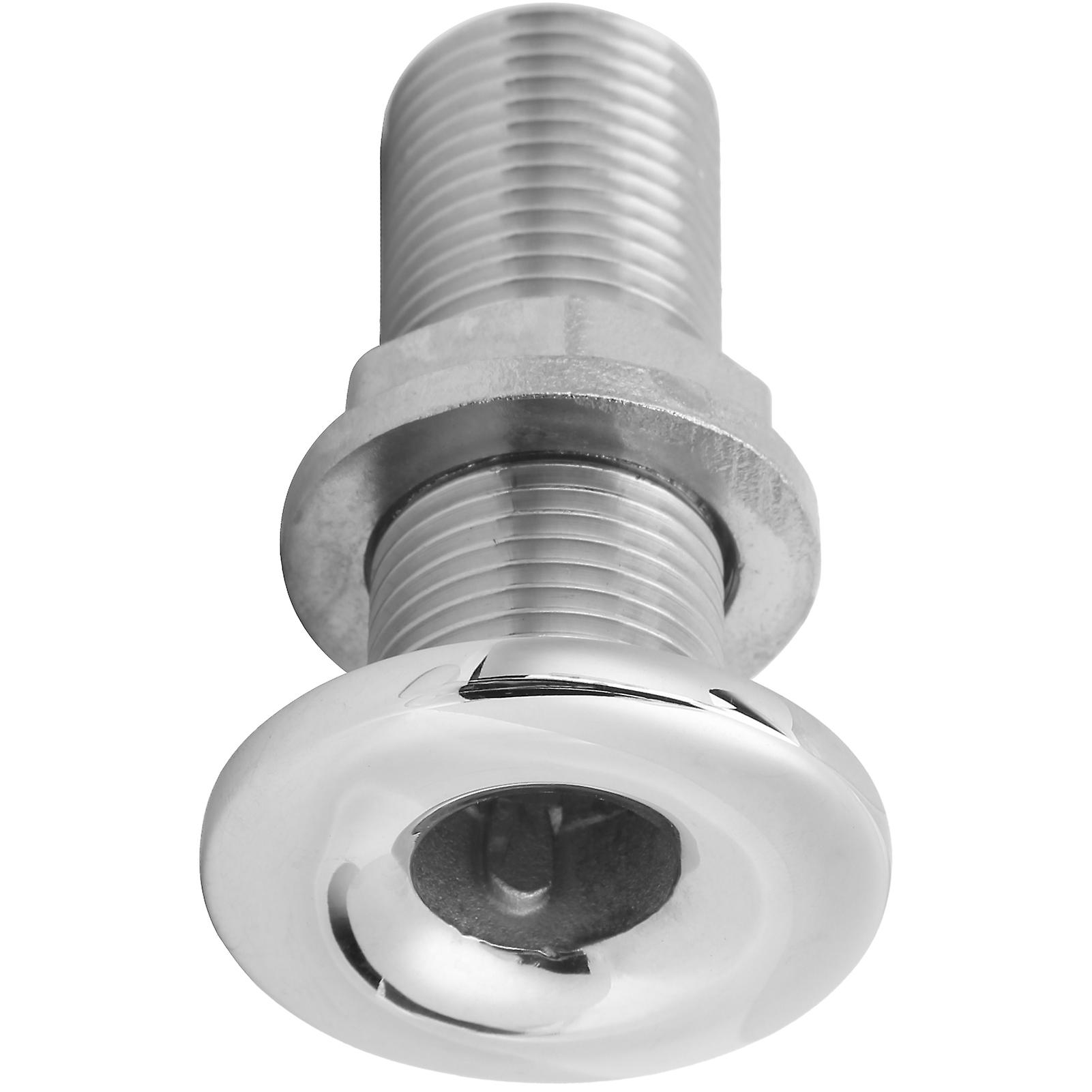 Thru Hull Fitting Connector Stainless Steel Mjs022 Outlet Joint For Boats Yacht Hose1/2in