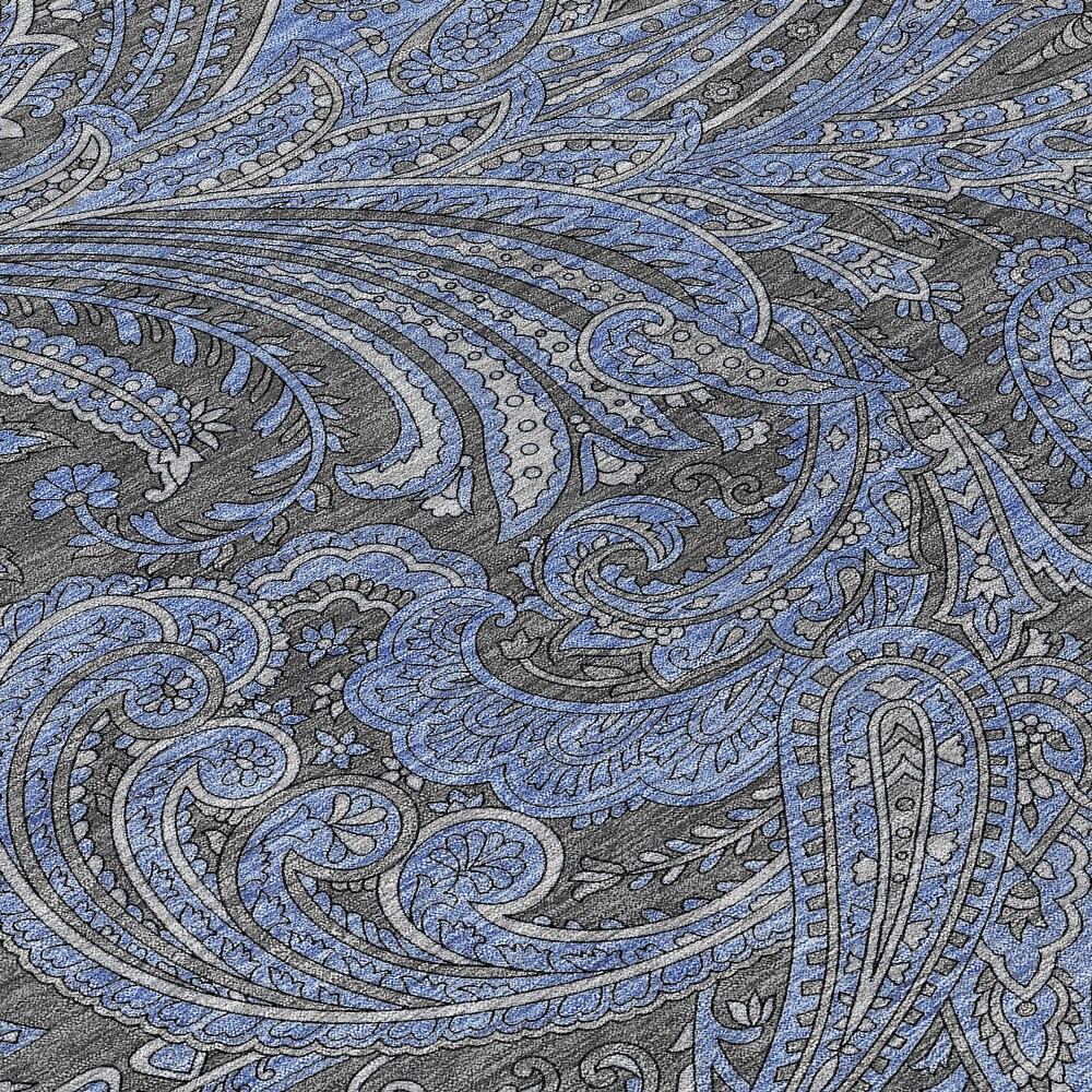 Machine Washable Indoor/ Outdoor Chantille Traditional Paisley Rug