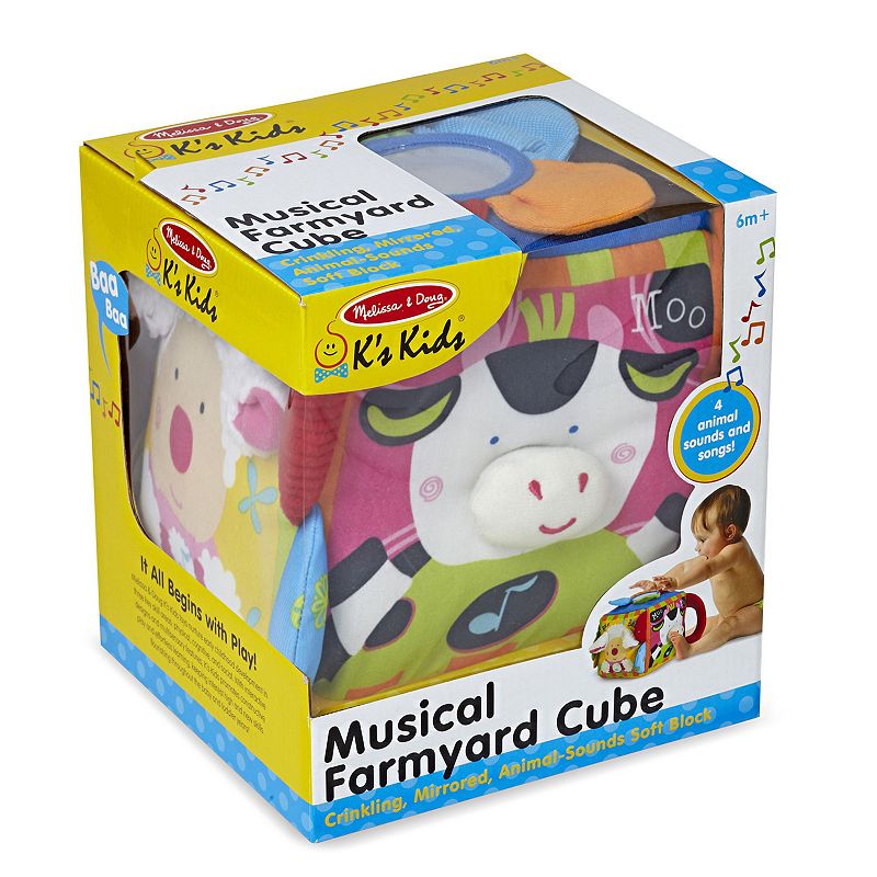 Melissa and Doug Musical Farmyard Activity Cube