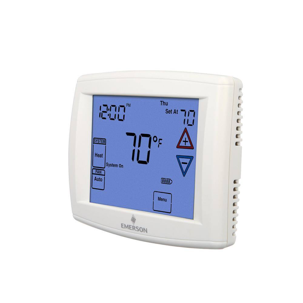 Emerson 90 Series Blue 7 Day Programmable Univeral (4H2C) Touchscreen Thermostat 1F95-1277