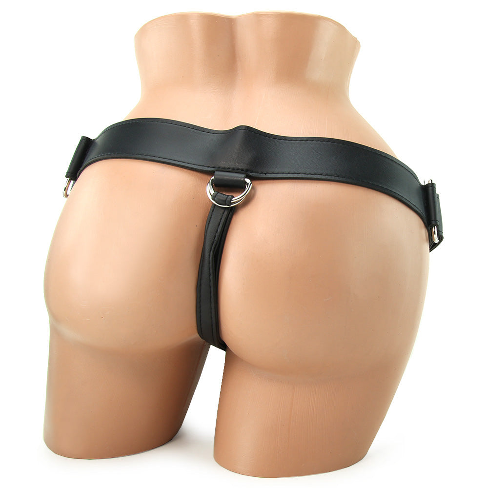 King Cock Strap-On Harness with 7 Inch Cock in Tan