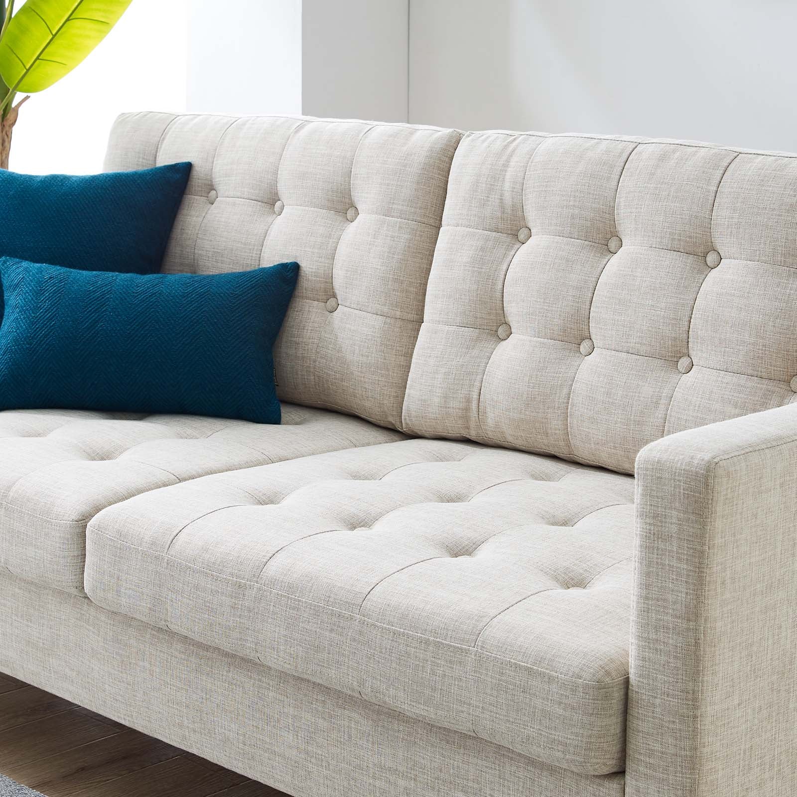 Exalt Tufted Fabric Sofa-EEI-4445