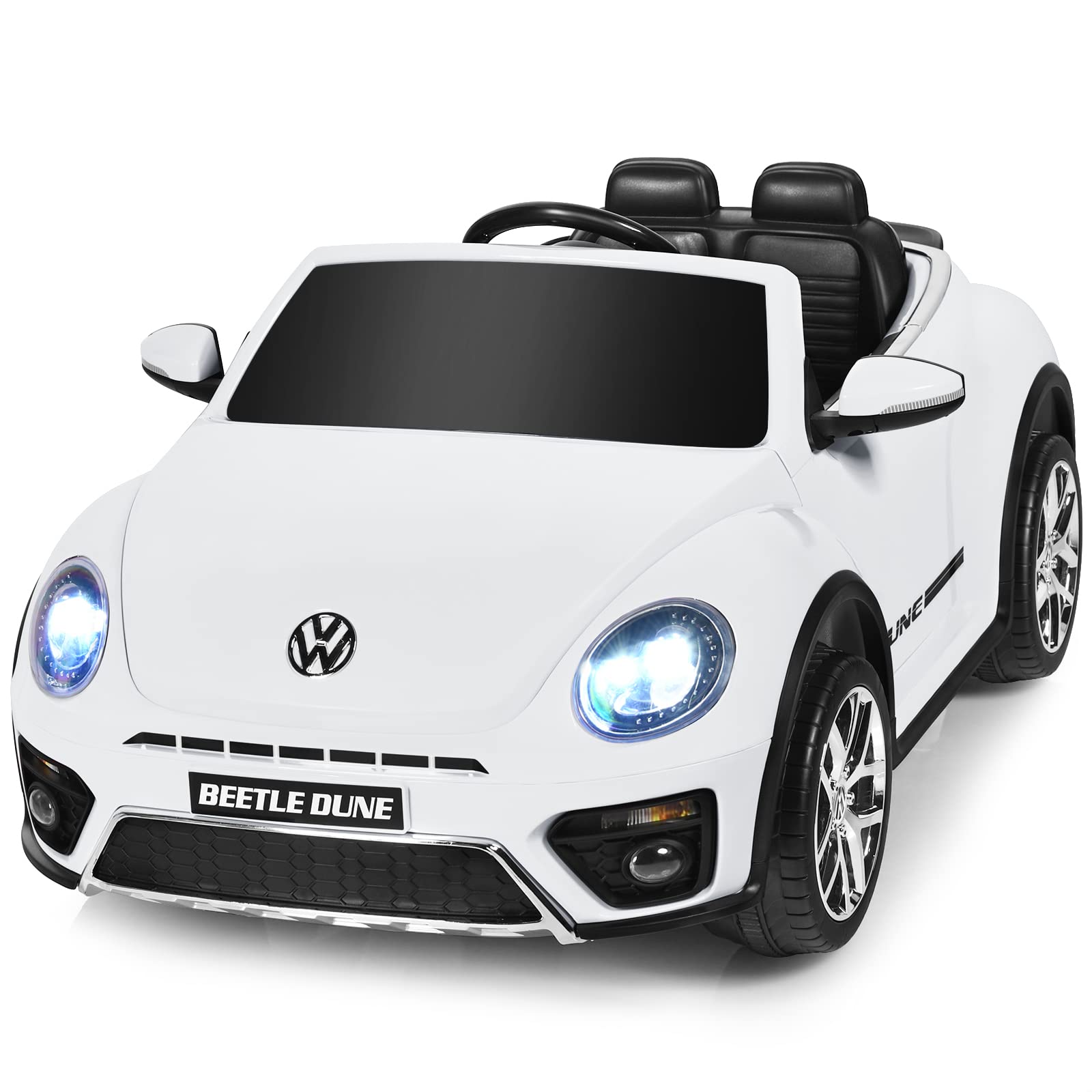 Costzon Ride on Car, 12V Licensed Volkswagen Battery Powered Vehicle w/Remote Control