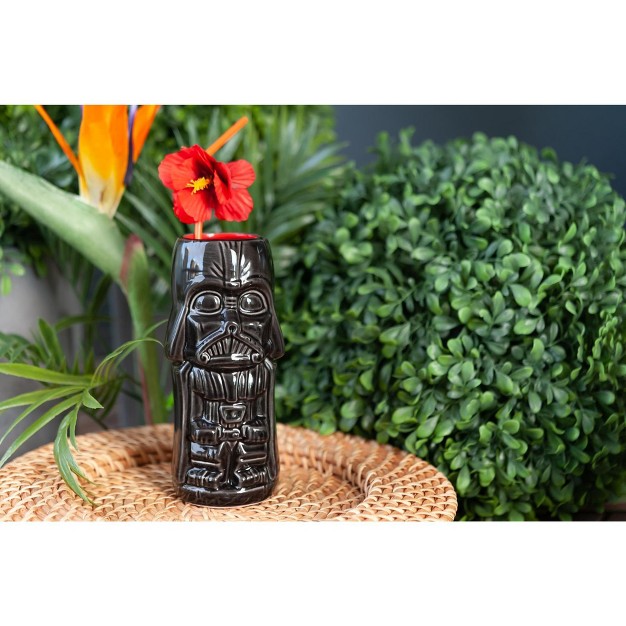 Beeline Creative Geeki Tikis Star Wars Darth Vader Mug Ceramic Tiki Style Cup Holds 14 Ounces