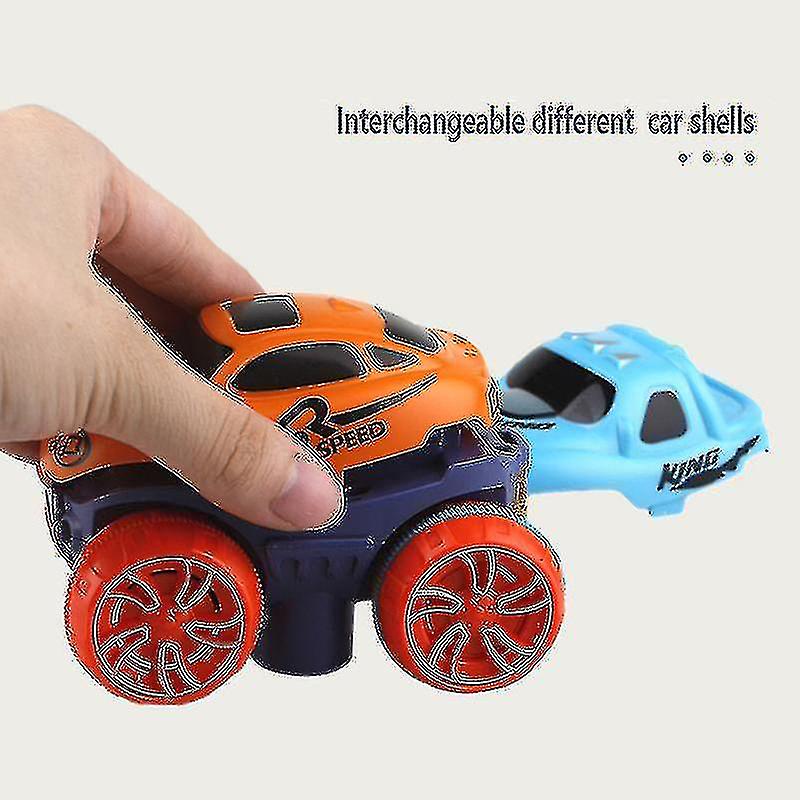 2023 New Changeable Track With Led Lighting Car Flexible Rail Electric Car Set