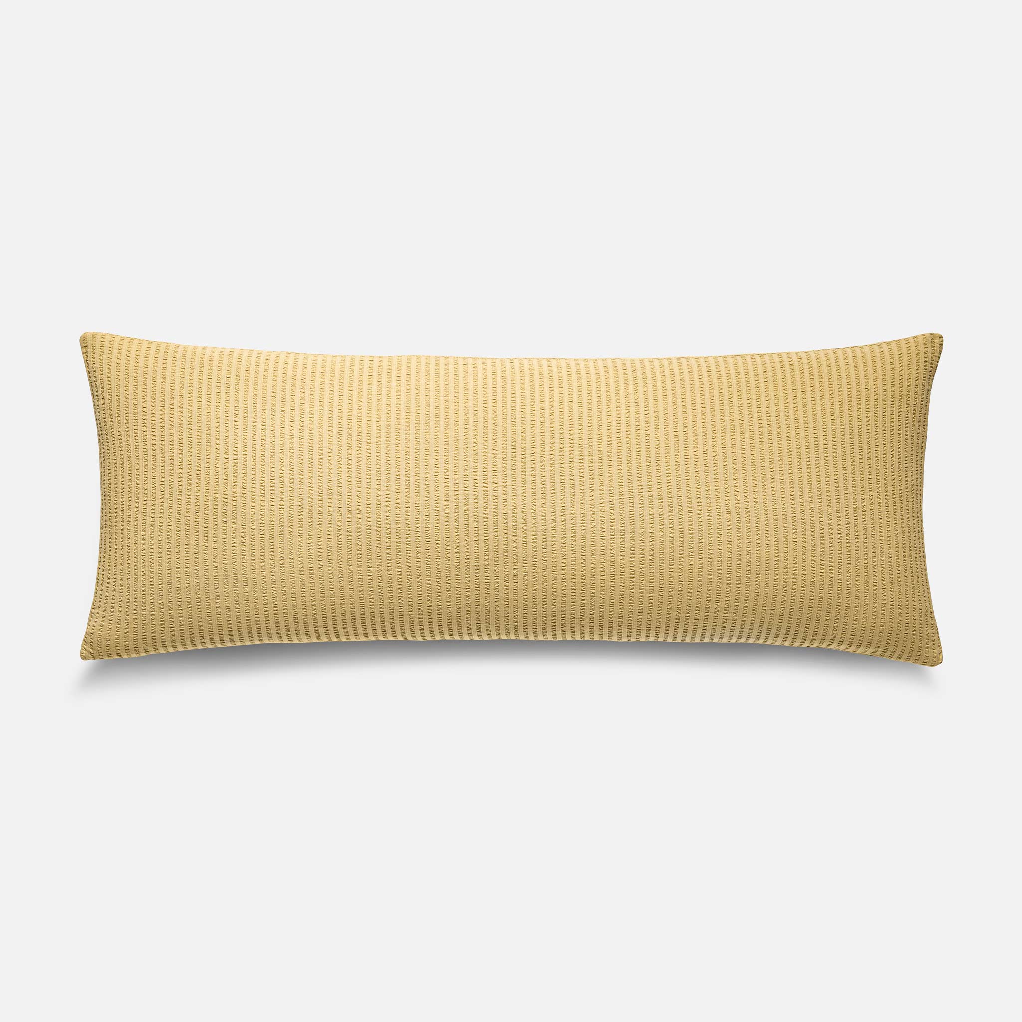 Textured Stripe Lumbar Pillow Cover