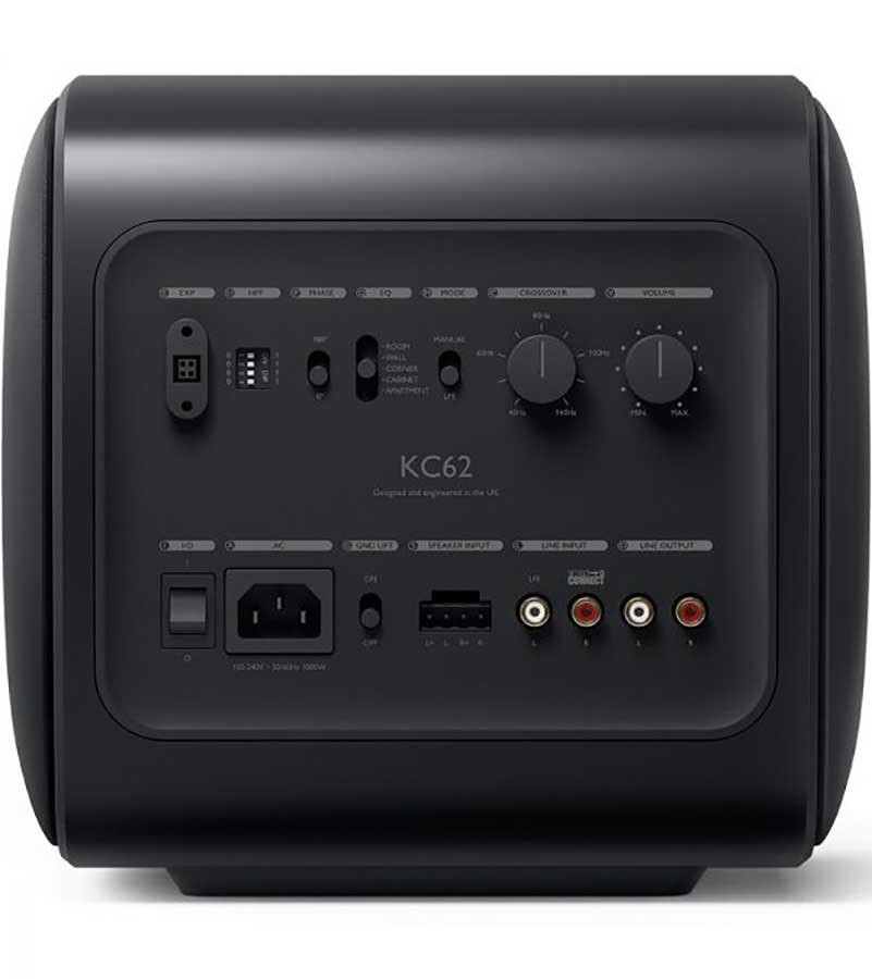 KEF KC62 Carbon Black Subwoofer