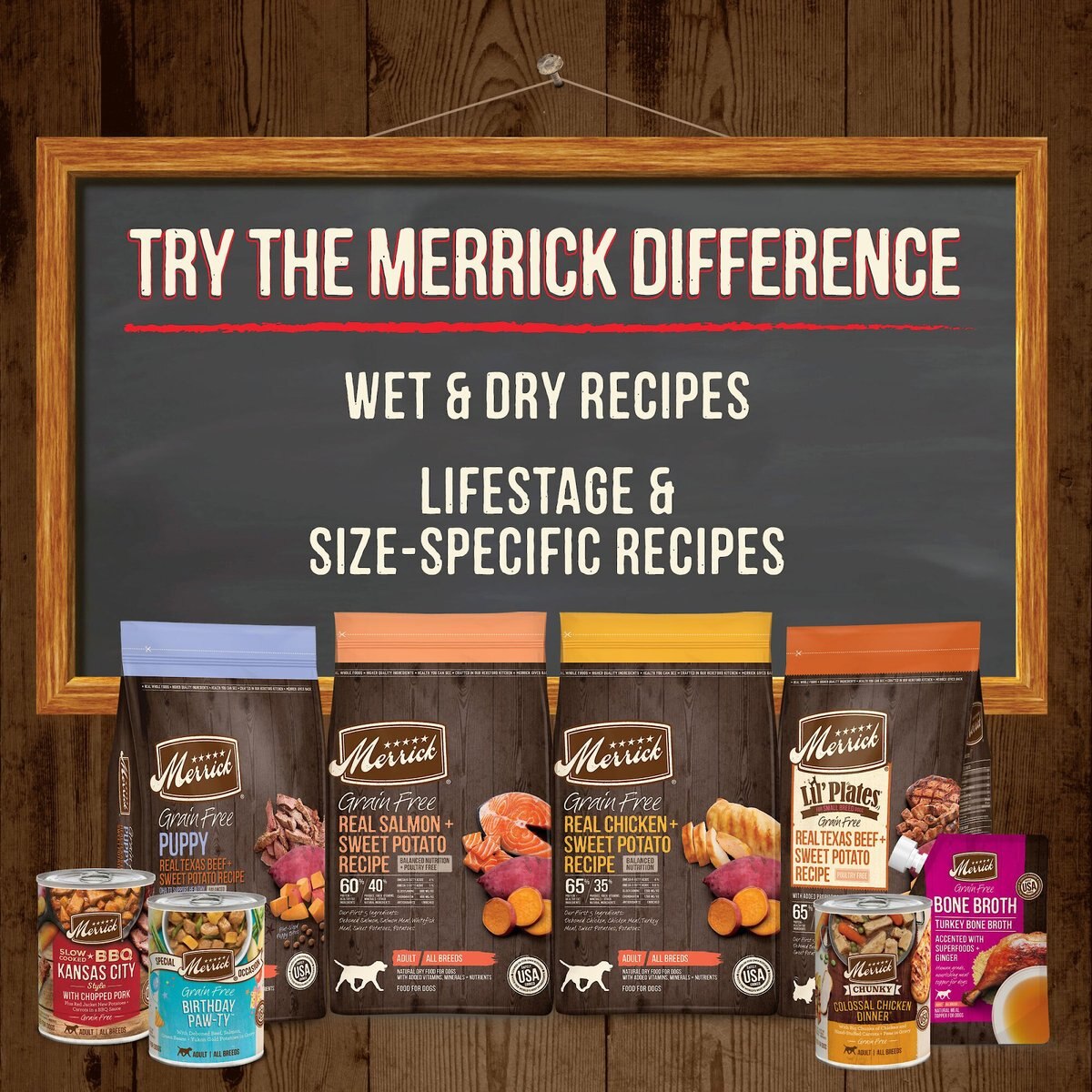 Merrick Oven Baked Paw'some Peanut Butter w/ Real Peanut Butter Dog Treats