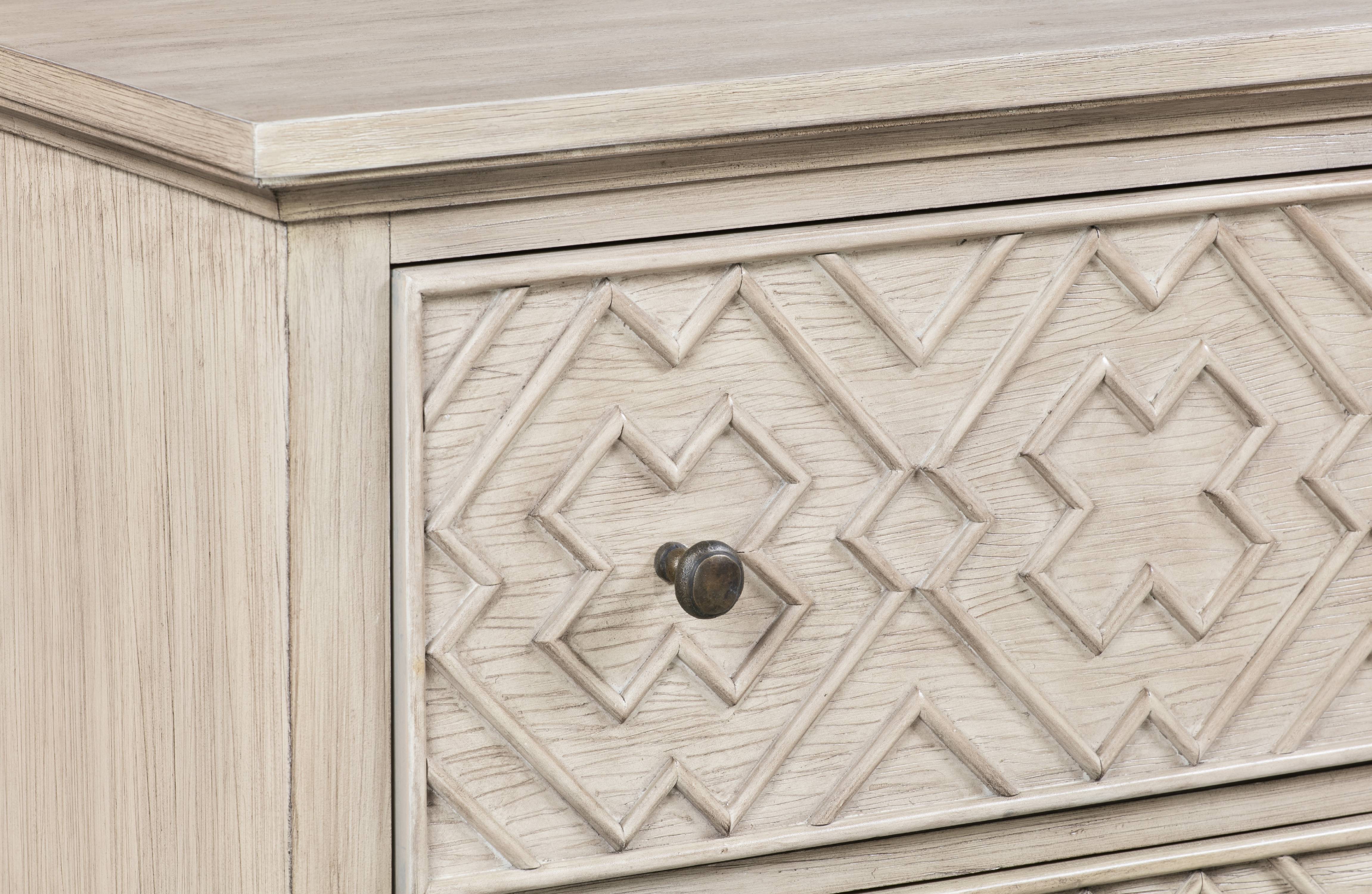 Hawthorne Estate 3 Drawer Fretwork Pattern Chest