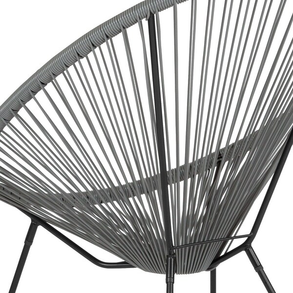 Rattan/ Bungee Papasan Lounge Chair