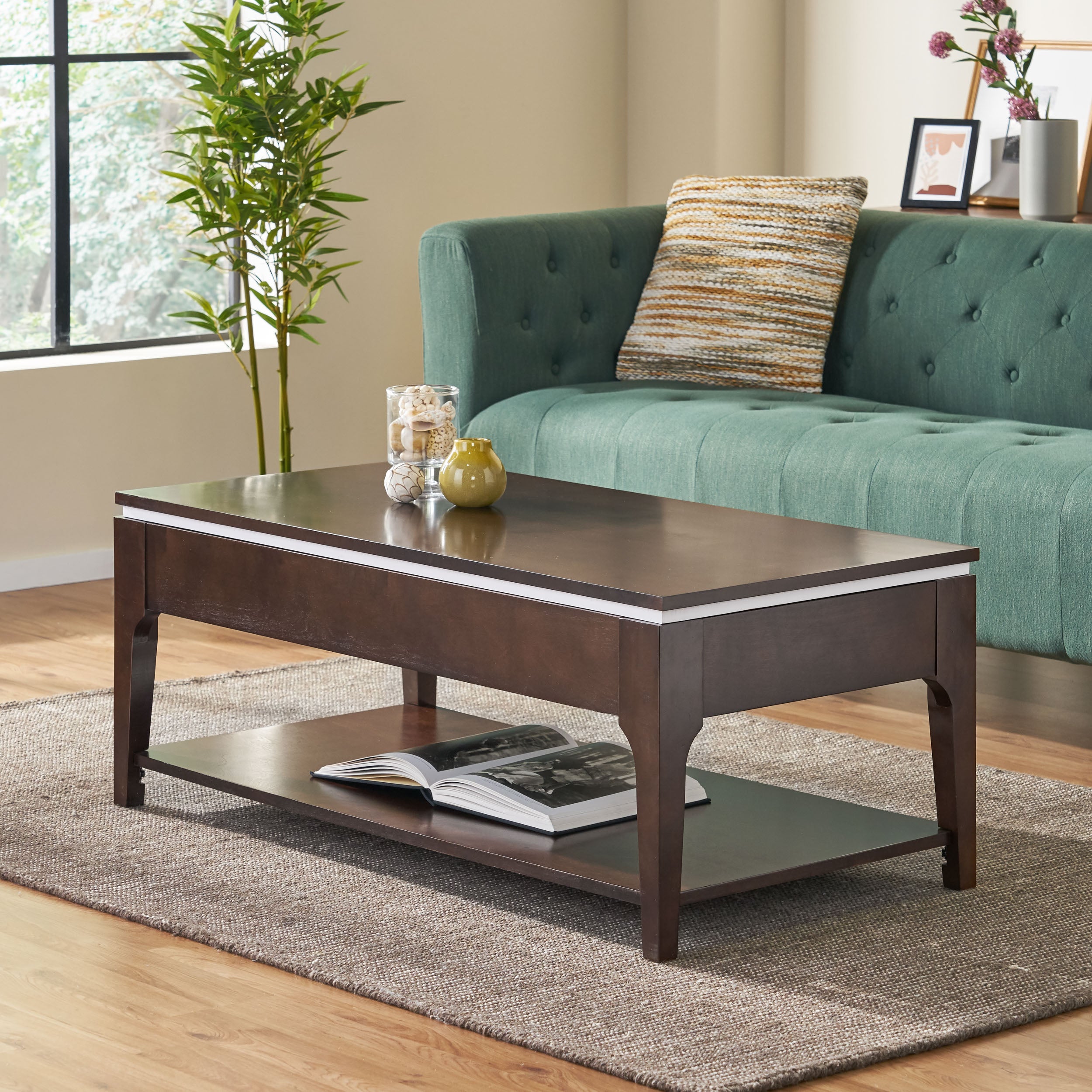 Adeel Transitional Lift-Top Coffee Table