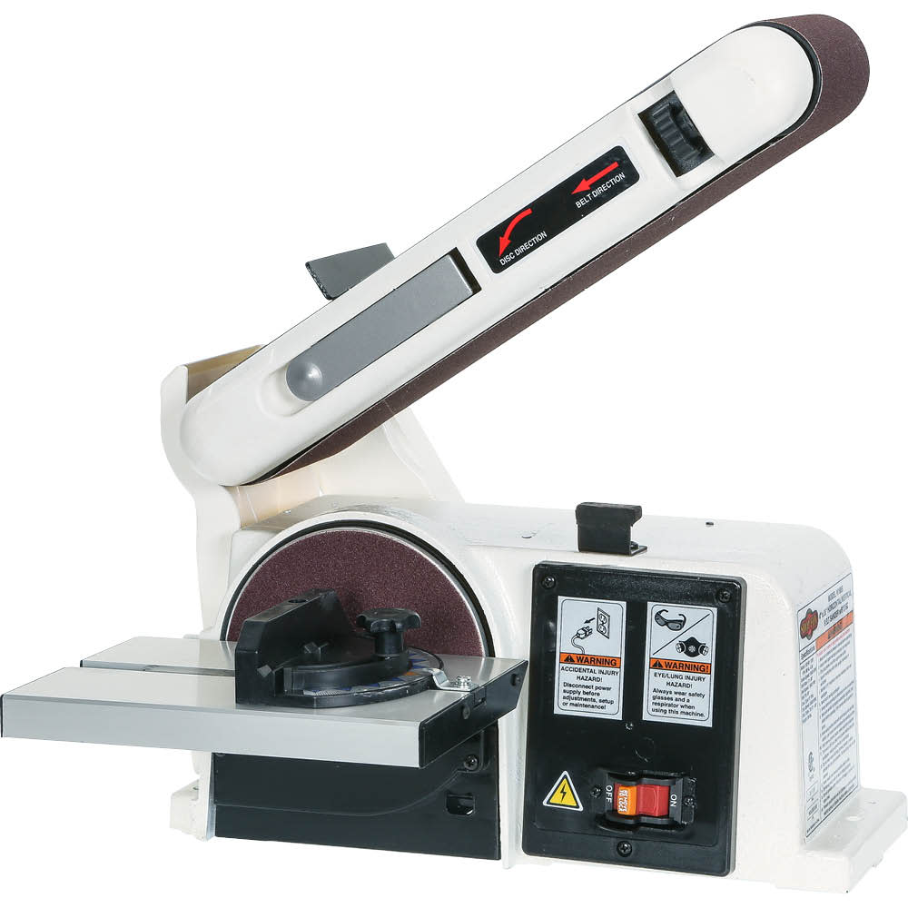 4In x 36In Horizontal / Vertical Belt Sander with 6In Disc ;