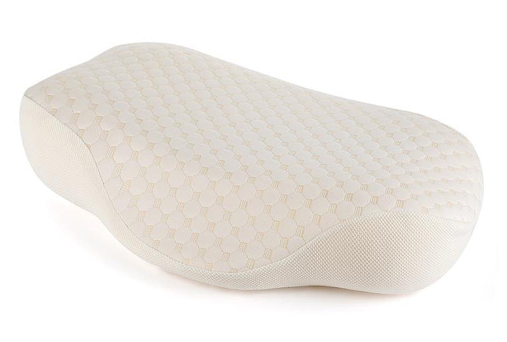 Tektrum Ergonomic Cervical Memory Foam Pillow, Contour Pillow for Neck and Shoulder Pain, Orthopedic Sleeping Pillow, Hypoallergenic Pillowcase for Side/Back/Stomach Sleepers - Queen Size (TD-P-053)