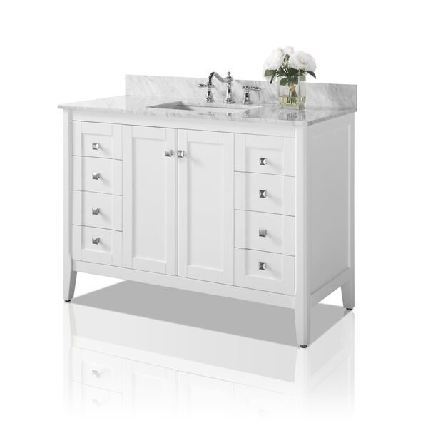 Shelton White 48-Inch Vanity Console