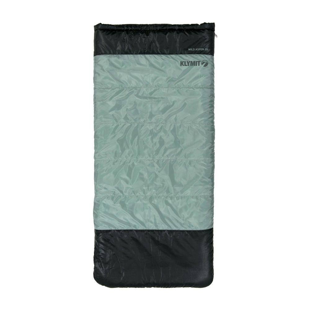 Klymit Wild Aspen 20 Rectangle Sleeping Bag - Green 13WRGR20D