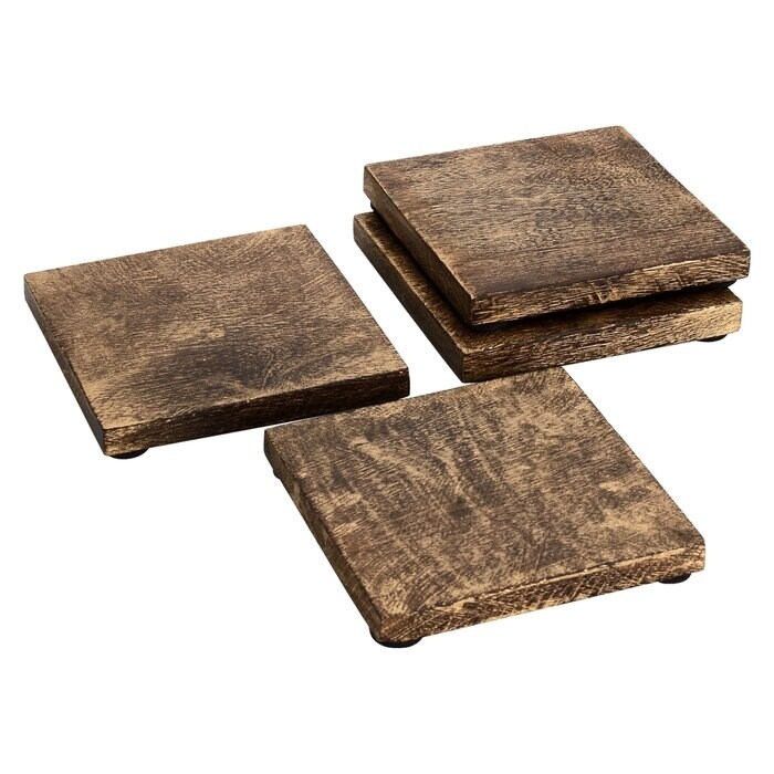Mascot Hardware Sprayed Effected Square Coaster   Set of 4