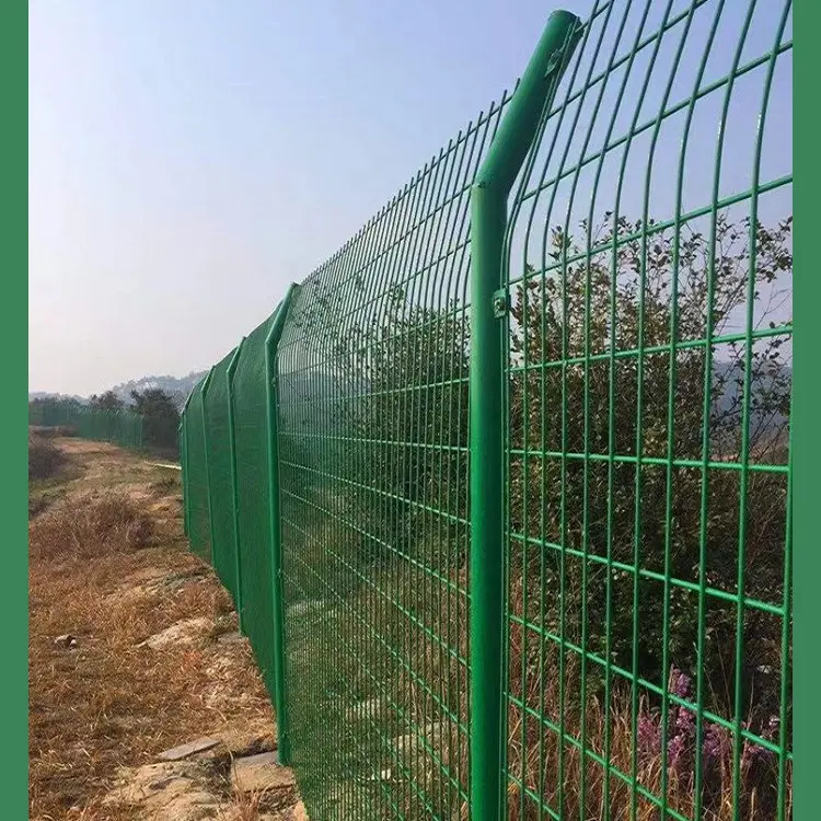 Factory supply easy bend curved welded wire mesh garden fencing panel custom 3d bending mesh fence for airport