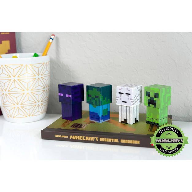 Ukonic Minecraft Mini Mob 4 piece Figure Mood Light Set Battery Operated