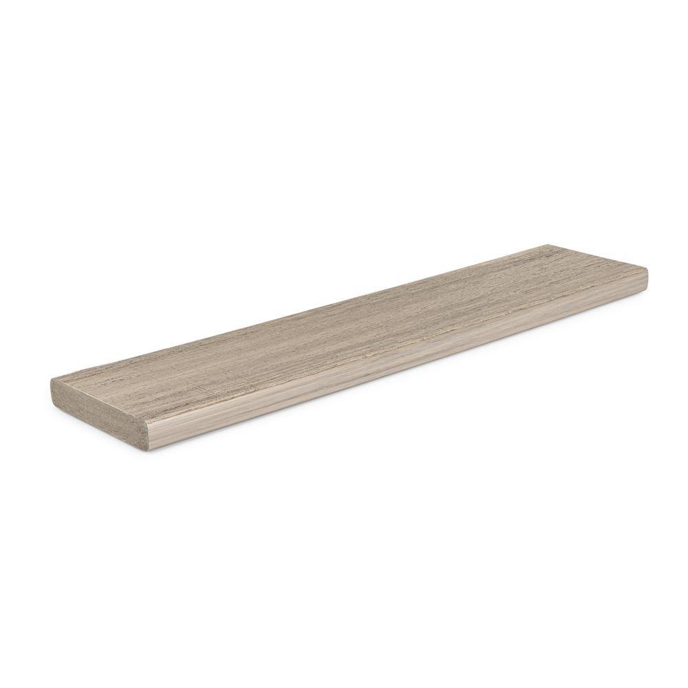 AZEK Advanced PVC Landmark 54 in. x 6 in. x 1 ft. Grooved French White Oak PVC Sample (Actual: 1 in. x 5 12 in. x 1 ft.) SAMP-ALC12FW