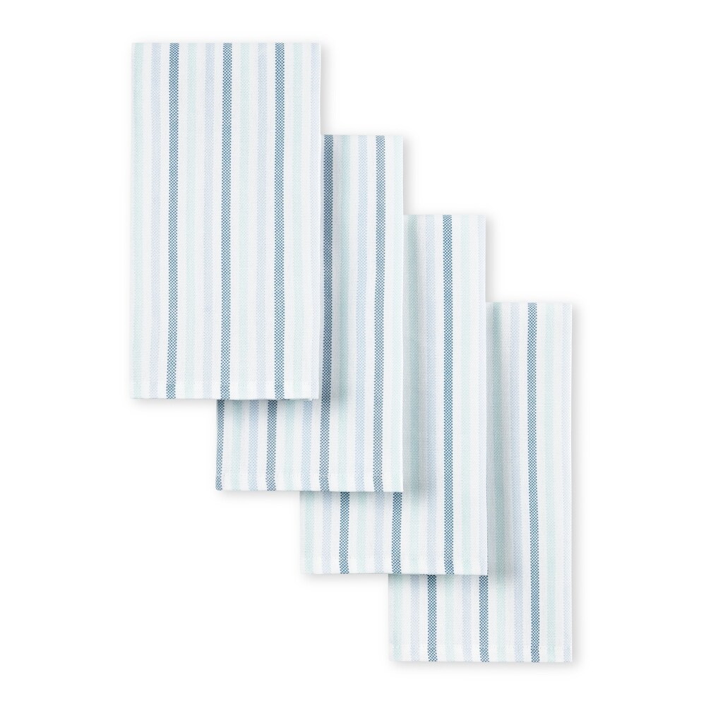 Martha Stewart Daisy Stripe Napkin Set 4 Pack   19\