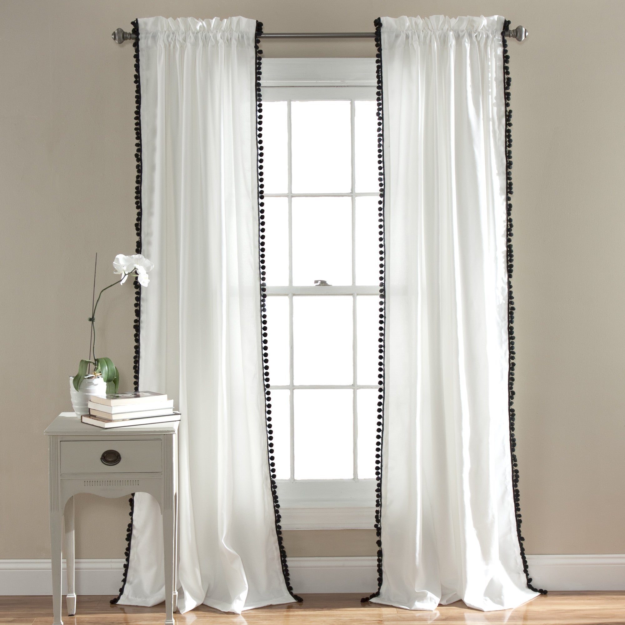 Pom Pom Window Curtain