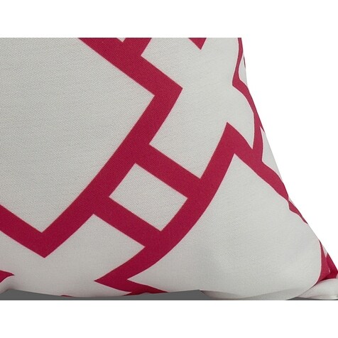 20 x 20 Inch Square in St. Louis Geometric Print Outdoor Pillow