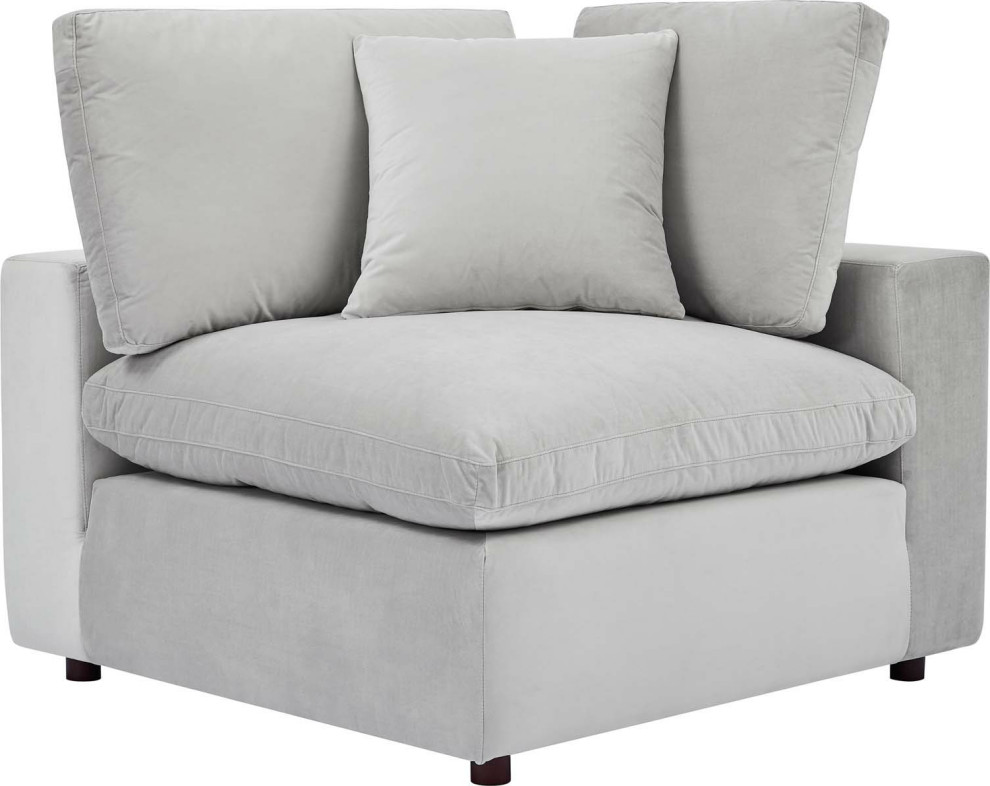 Wheatland Down Filled Overstuffed 4 Seat Sofa   Transitional   Sofas   by HedgeApple  Houzz