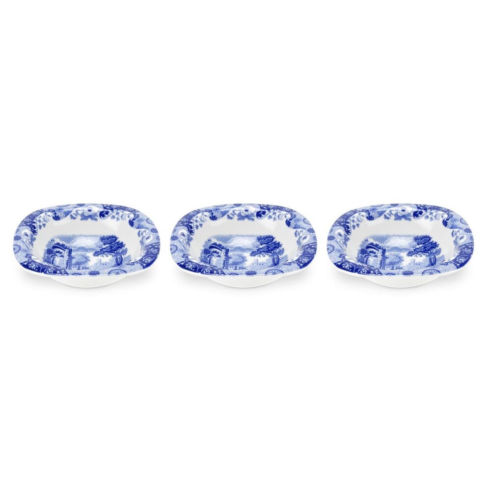 Spode Blue Italian Dip Dishes Set of 3