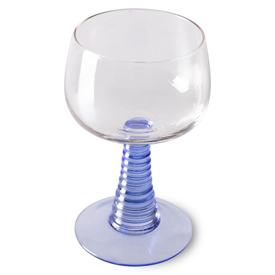 Wine glass - blue