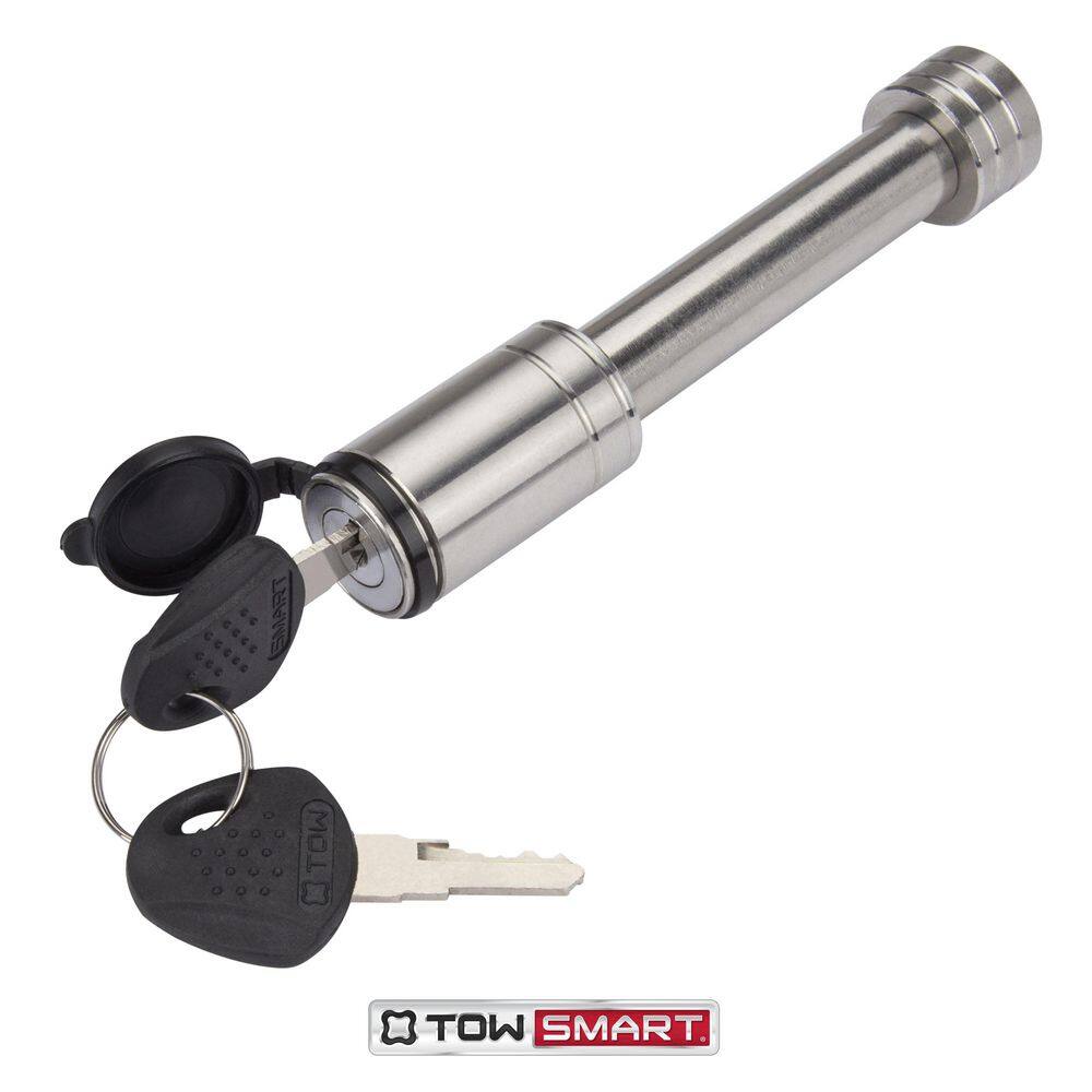 TowSmart 2.75 in. Stainless Barrel Style Receiver Hitch Pin Lock with Sleeve 734M