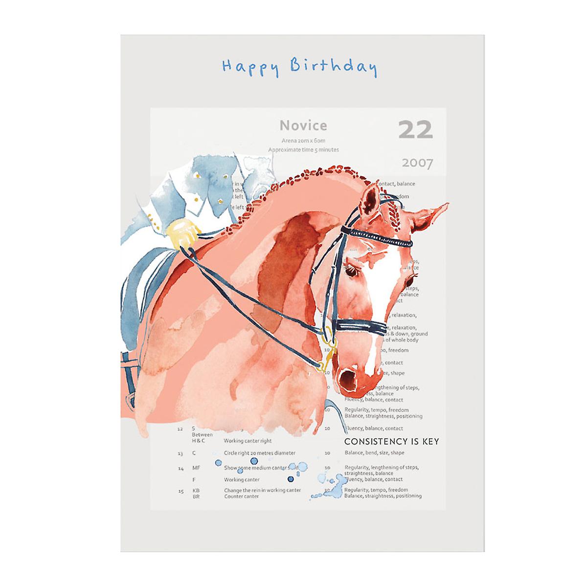 Deckled Edge Consistency Happy Birthday Greetings Card