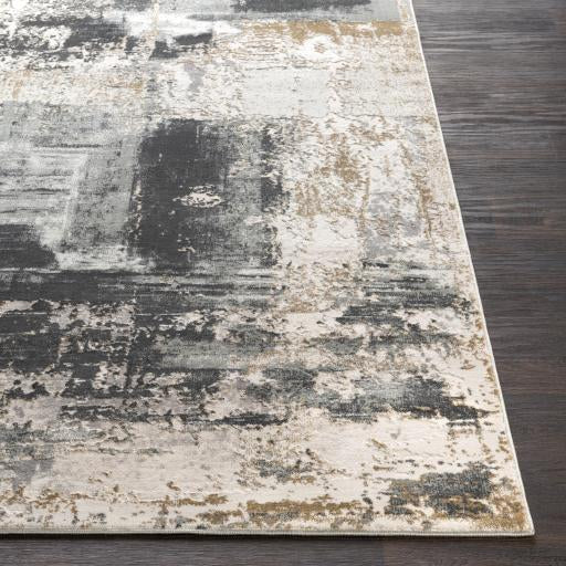 Quatro Qua-2308 Silver Gray Rug in Various Sizes