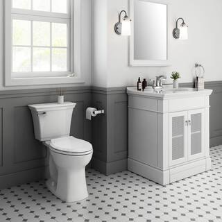 American Standard Rumson 2-Piece 1.28 GPF Single Flush Elongated Toilet in White Seat is Included 719AA101.020🎉Limited Time Offer🎉