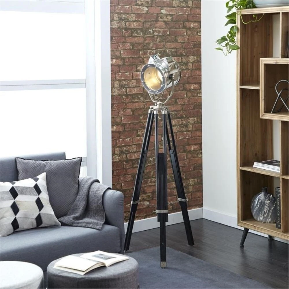 Movie Studios Decorative Floor Prop Lamp with Adjustable Height Tripod