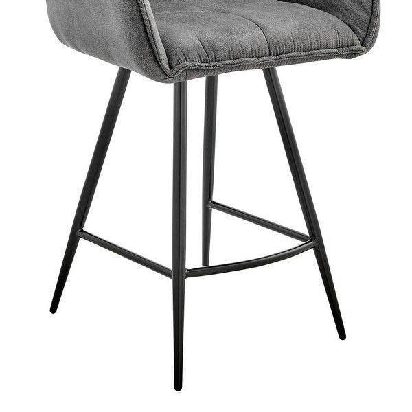 26 Inch Contemporary Counter Height Bar Stool - 22 L x 22 W x 38 H Inches