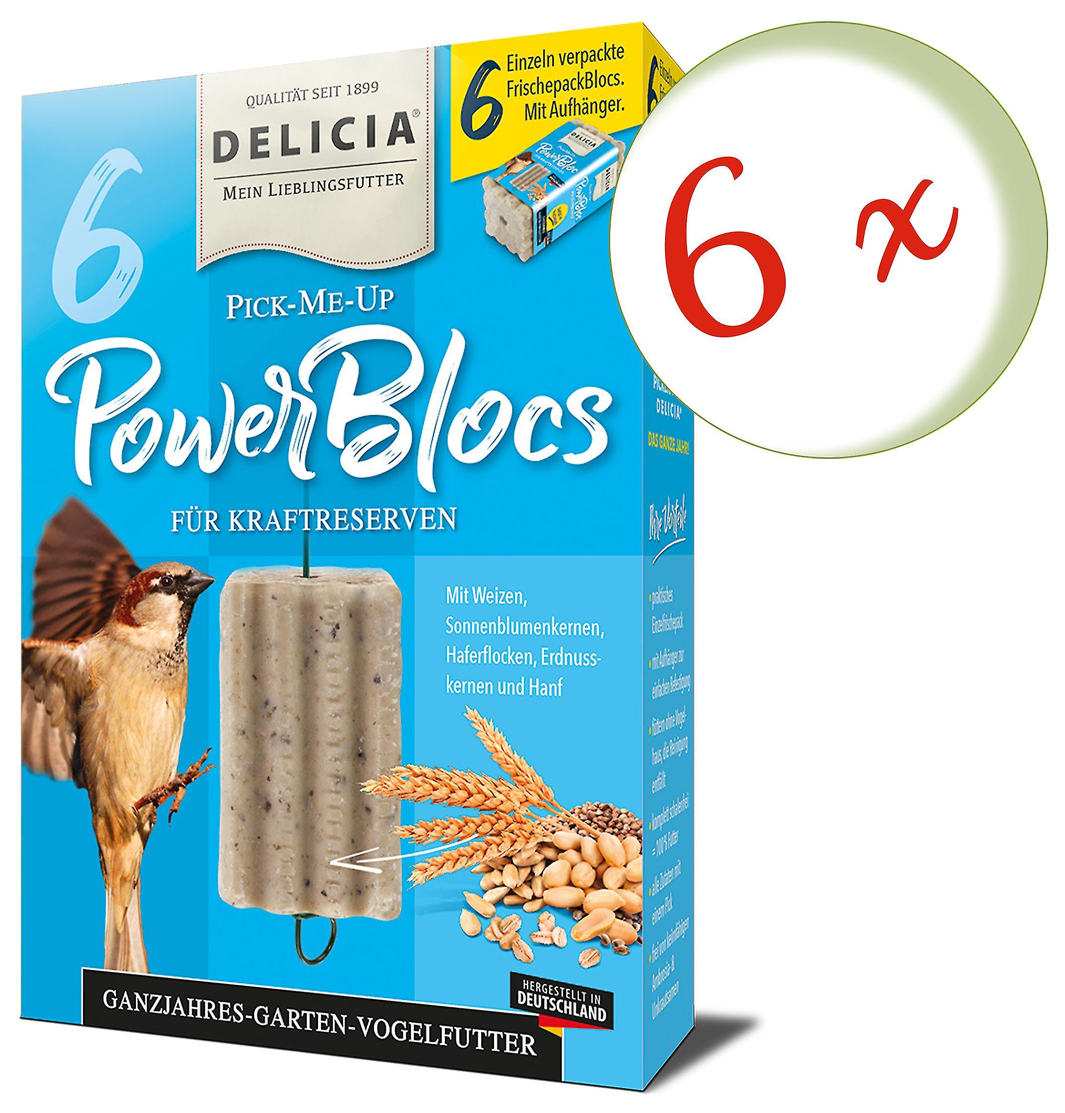 6 x FRUNOL DELICIAÂ® DeliciaÂ® Pick-Me-Up Powerblocs， 6 StÃ¼ck