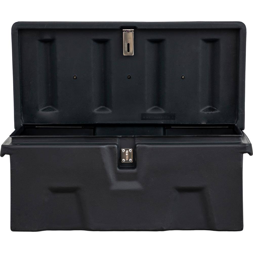 Buyers Products Company 13.5 in. x 15 in. x 32 in. Matte Black Plastic All-Purpose Truck Tool Box Chest 1712230