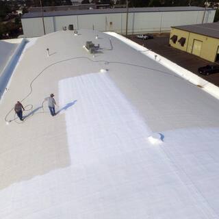 Ames 5 Gal. White Maximum-Stretch Rubber and Acrylic Reflective Roof Coating MSS5