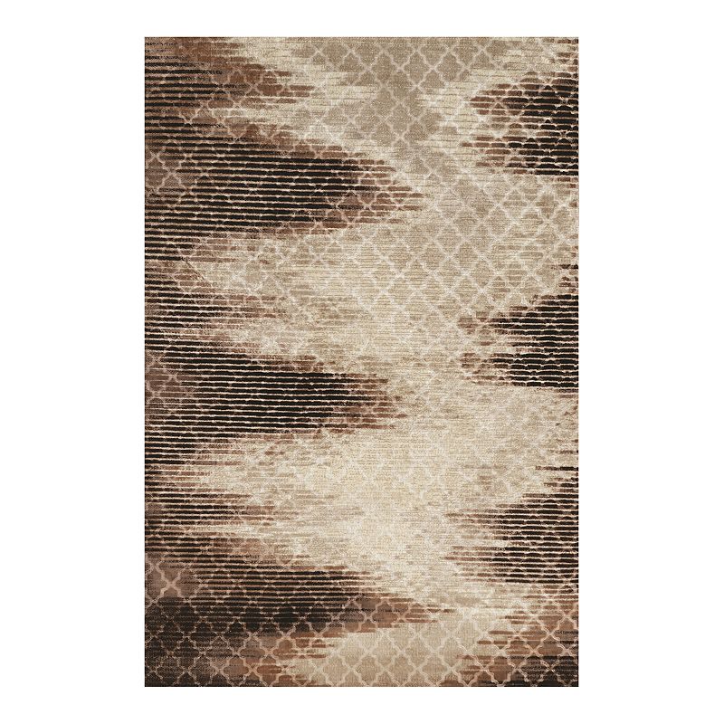 Linon Evolution Distress Trellis III Rug