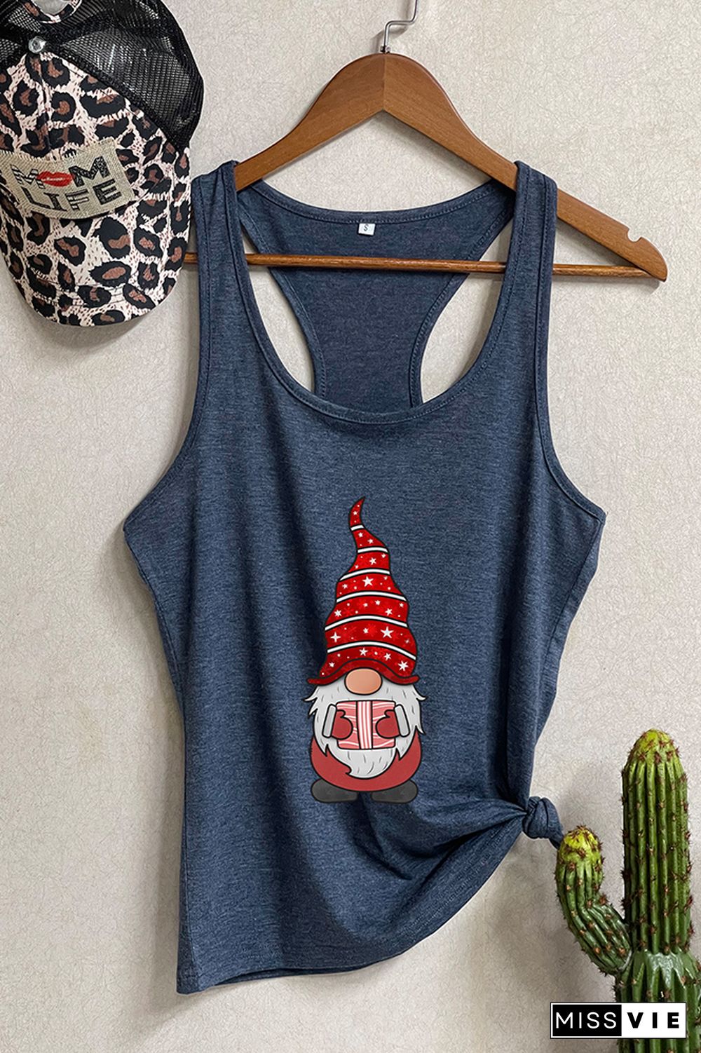 Christmas Gnomes Sleeveless Tank Top Wholesale