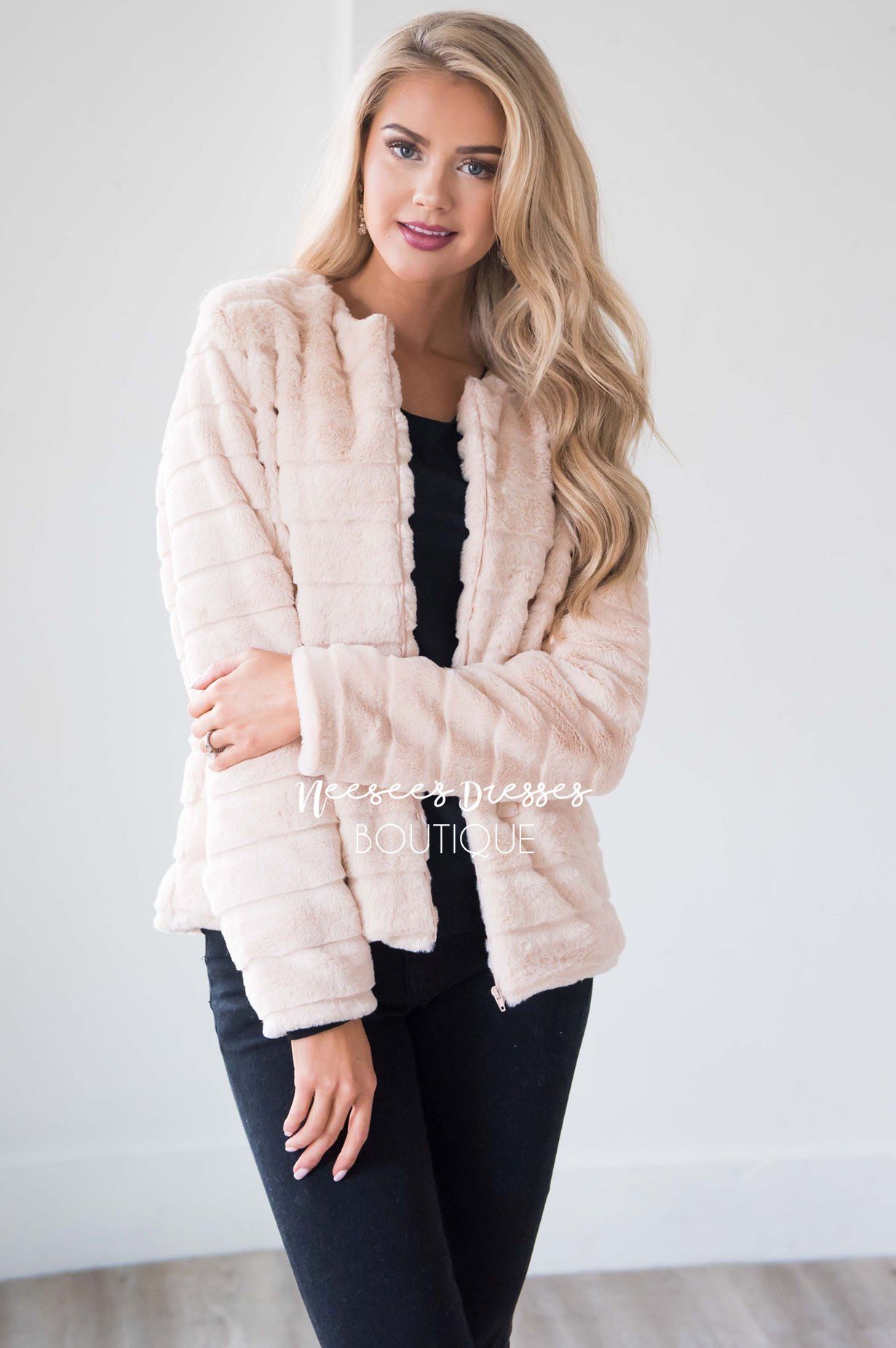 Long Winter Nights Faux Fur Jacket