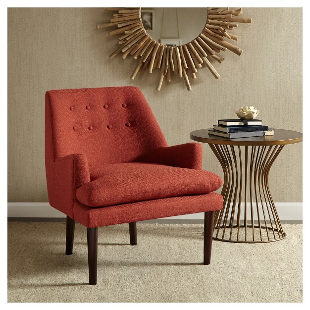 Faith Mid century Upholstered Accent Chair