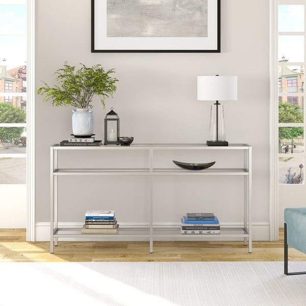 Silver Orchid Galeen Console Table