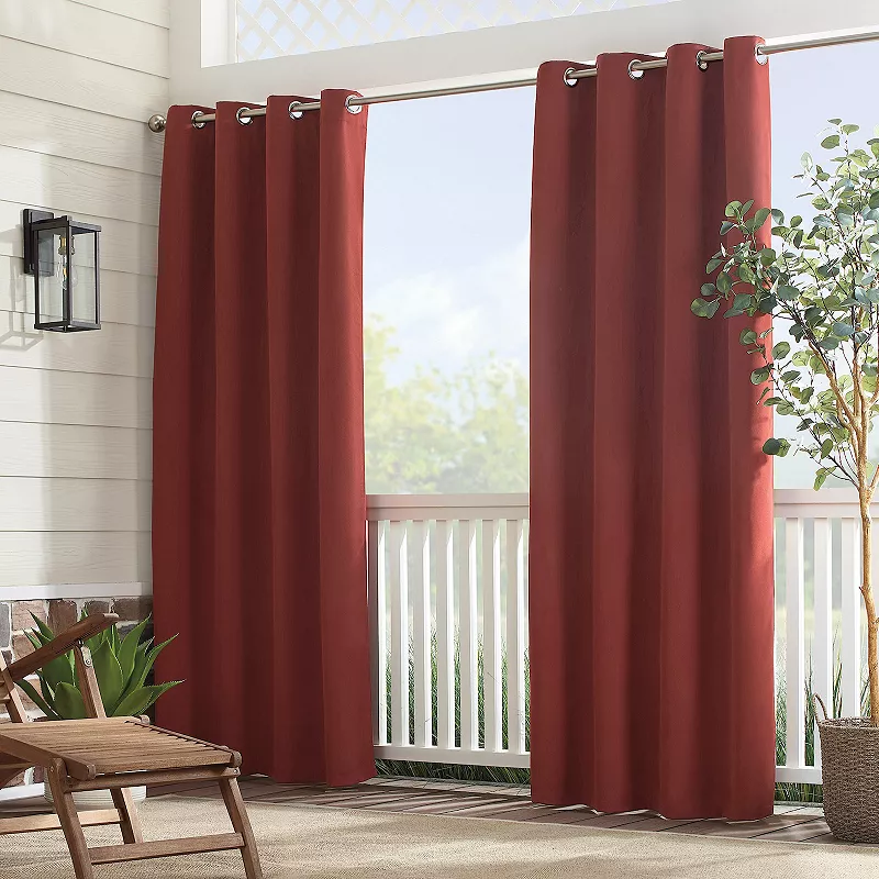 Sunbrella Canvas Solid Indoor/Outdoor UV Resistant Grommet Window Panel