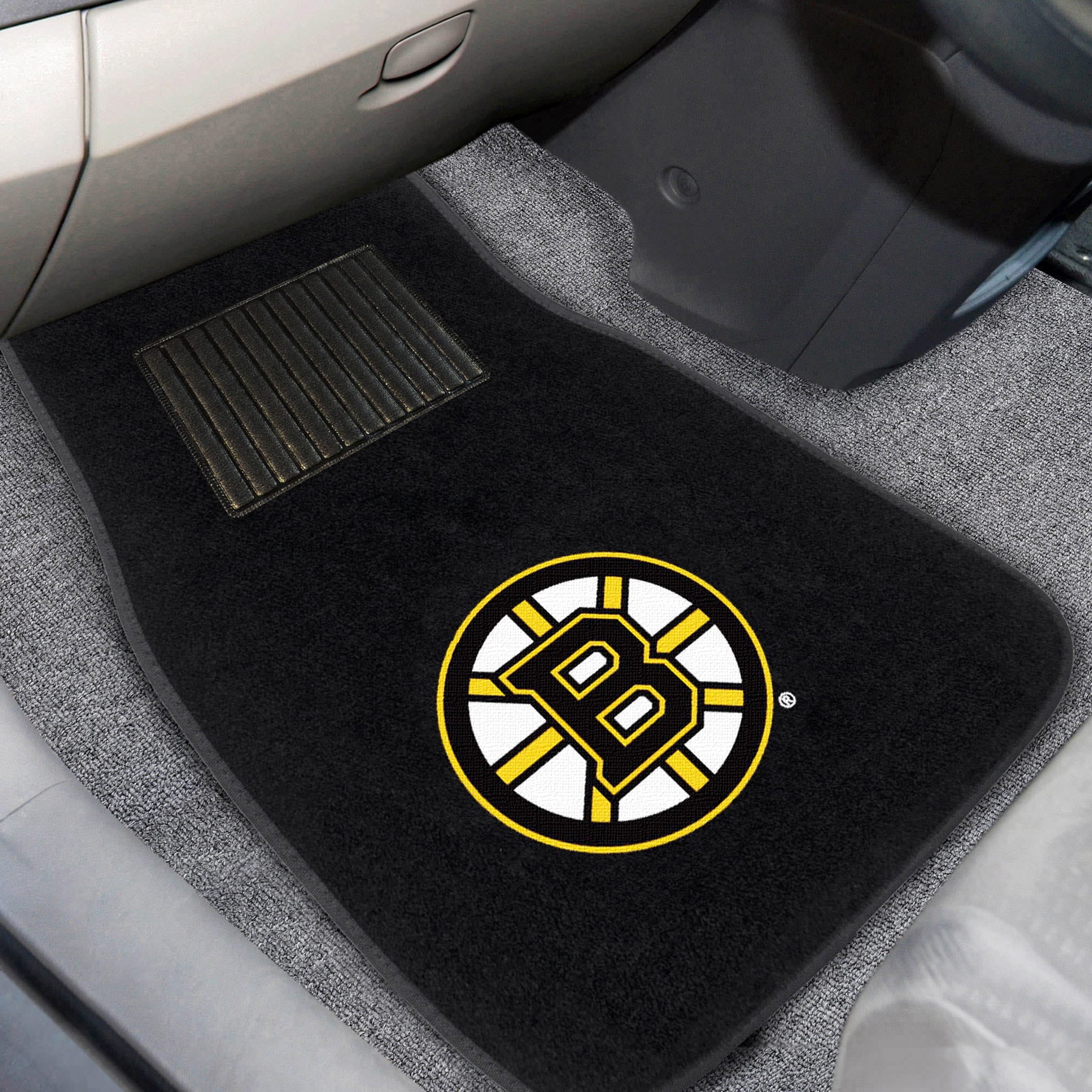 NHL Boston Bruins Embroidered Car Mats