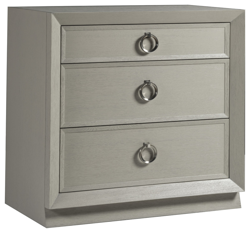 Zeitgeist White Drawer Hall Chest   Transitional   Accent Chests And Cabinets   by HedgeApple  Houzz